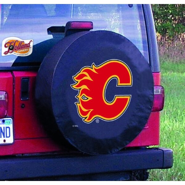 37 X 12.5 Calgary Flames Tire Cover